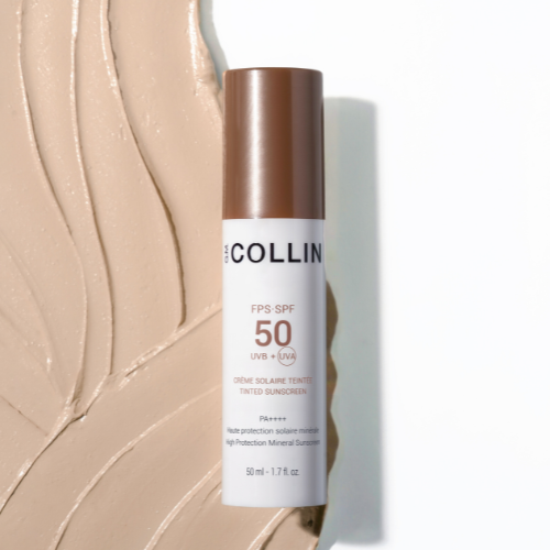 G.M. COLLIN SPF 50 TINTED SUNSCREEN APSAUGINIS KREMAS SU ATSPALVIU, 50 ML.
