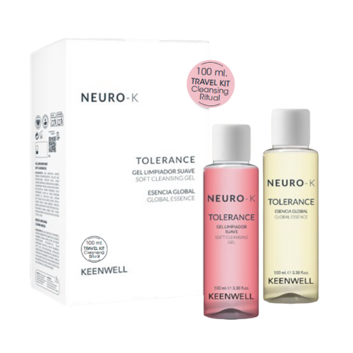 KEENWELL NEURO-K TOLERANCE (GENTLE CLEANSING GEL 100ML + ESSENCE 100ML) TRAVEL KIT