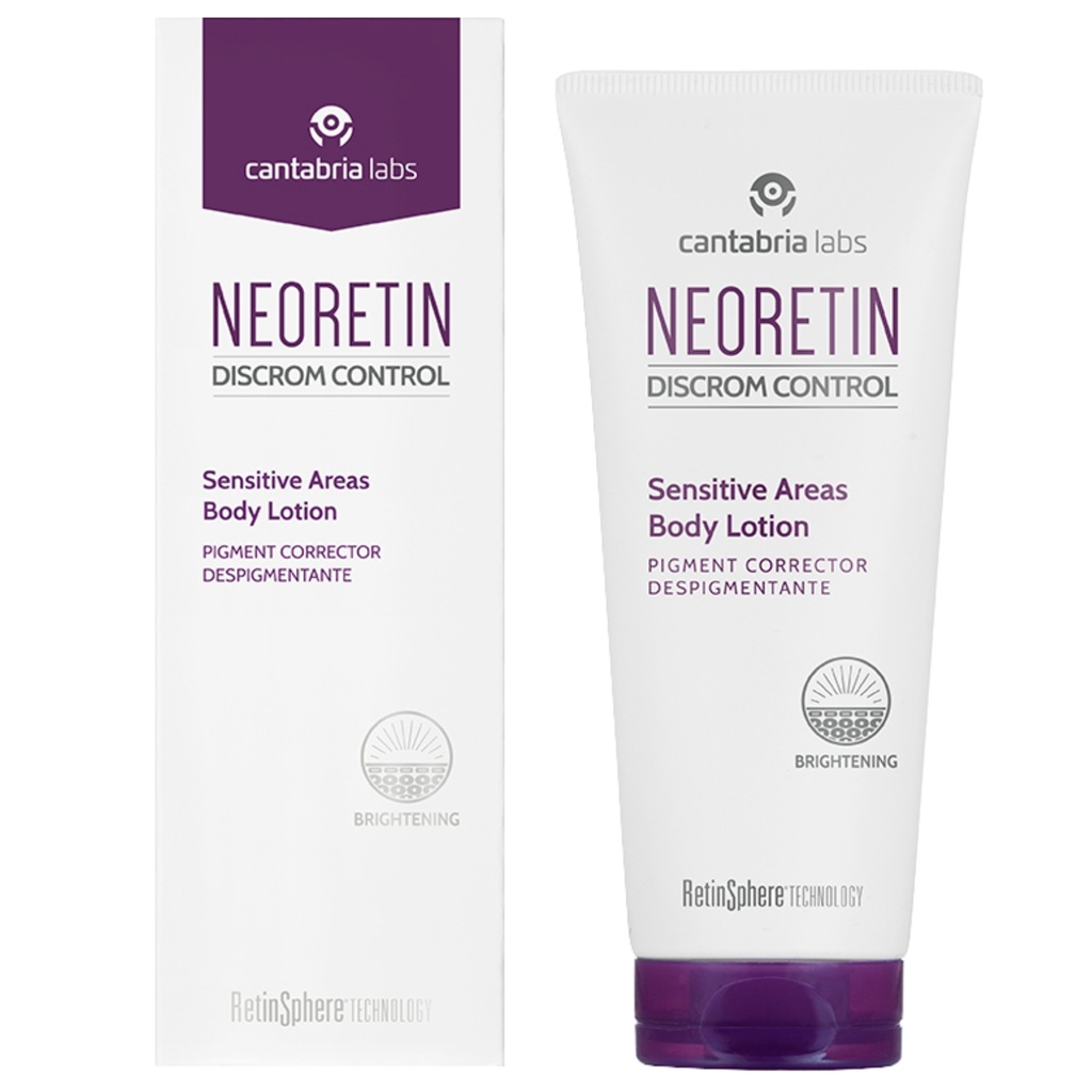 [25532] NEORETIN DC ŠVIESINANTIS KŪNO LOSJONAS JAUTRIOMS ZONOMS, 100 ML