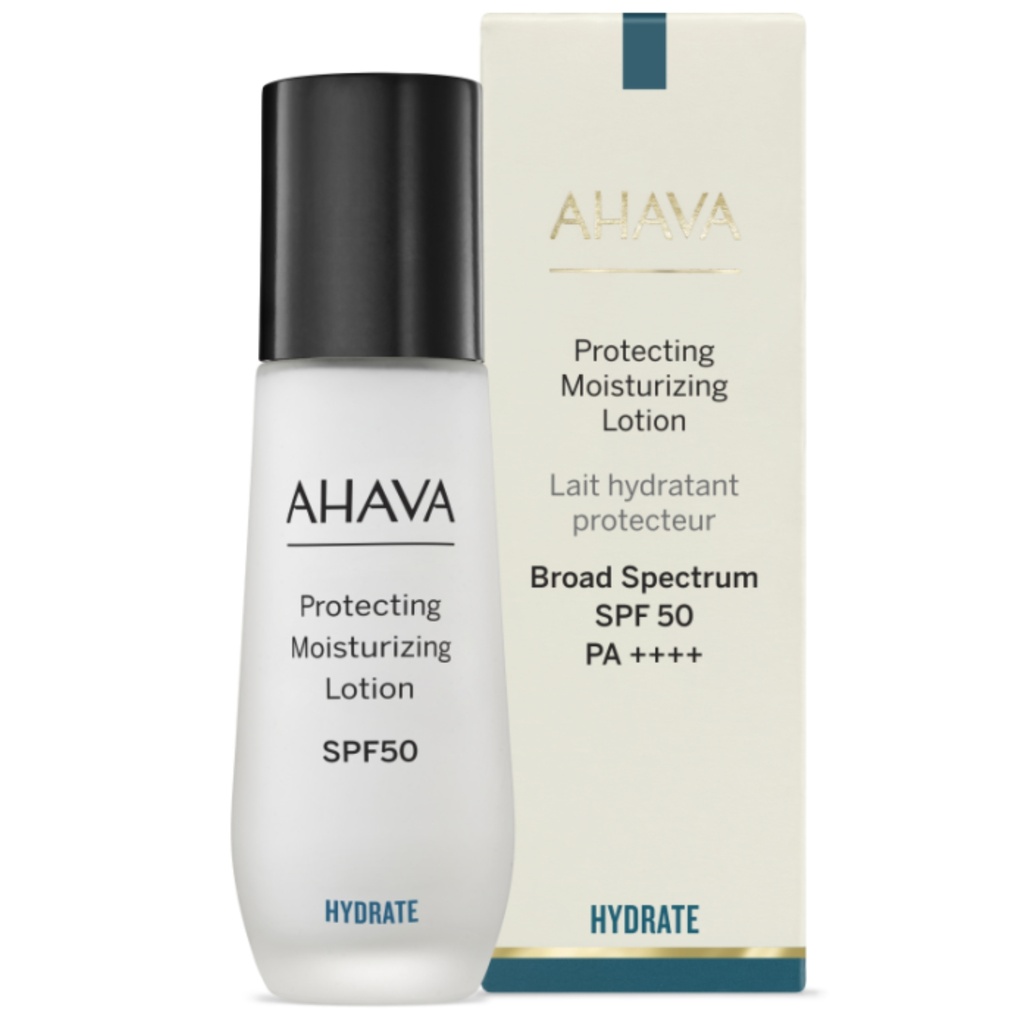 [86016065] AHAVA HYDRATE APSAUGINIS DRĖKINANTIS VEIDO LOSJONAS SPF50, 50 ML