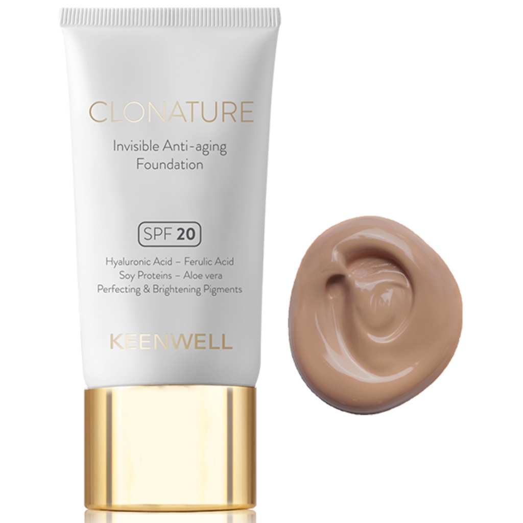 [K1424508] KEENWELL CLONATURE REJUVENATING MAKEUP BASE SPF20, 30 ml (No.8)