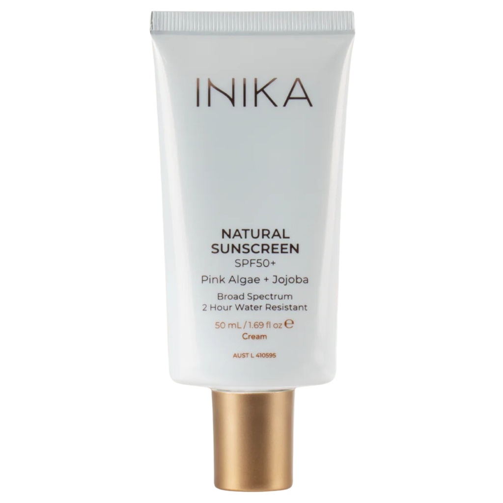 [SSK001EU] INIKA ORGANIC NATŪRALUS APSAUGINIS VEIDO KREMAS NUO SAULĖS SPF50+, 50 ml