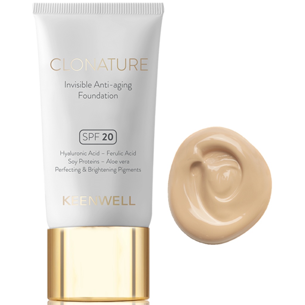 [K1424502] KEENWELL CLONATURE REJUVENATING MAKEUP BASE SPF20, 30 ML (No.2)