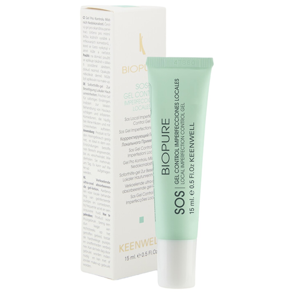 [K4601001] KEENWELL BIOPURE SOS GELIS LOKALIAM NAUDOJIMUI, 15 ML