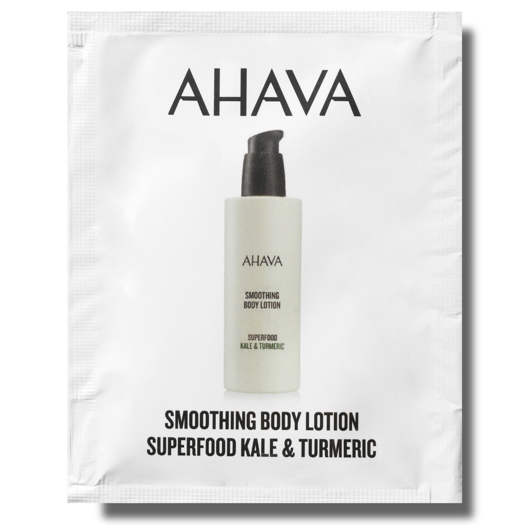 AHAVA KALE & TURMERIC KŪNO LOSJONAS, 6 ML
