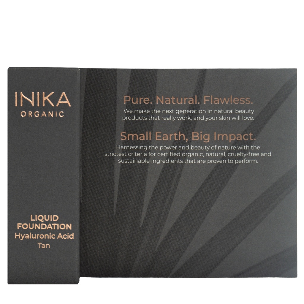 INIKA ORGANIC LIQUID FOUNDATION - Tan, 4 ML