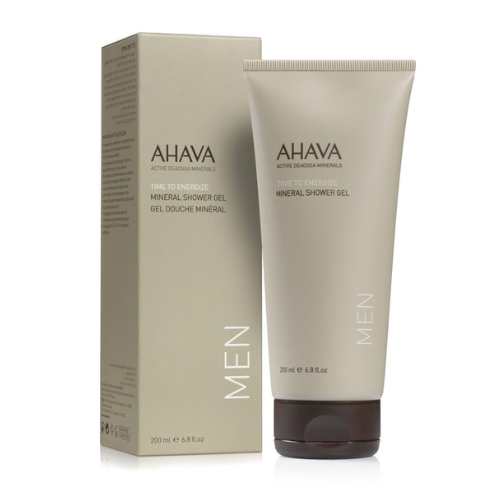 AHAVA TIME TO ENERGIZE MEN MINERAL DUŠO GELIS VYRAMS, 200 ML