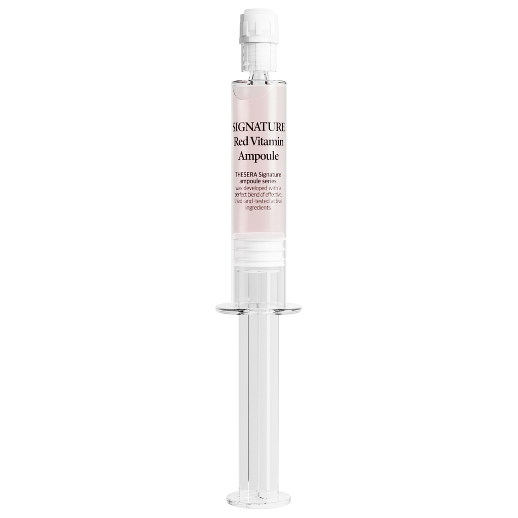 THESERA SIGNATURE RED VITAMIN ŠVIESINANČIOS IR SKAISTINANČIOS AMPULĖS, 20x4 ML