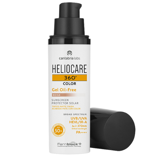 HELIOCARE 360 SPALVŲ APSAUGINIS GELIS BE ALIEJŲ SPF 50+, 50 ML (Smėlio spalvos)
