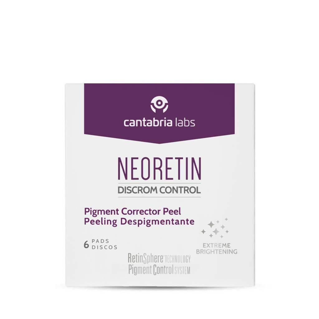 NEORETIN DISCROM CONTROL EXFOLIATING PADS FOR PIGMENTED SKIN, 6 PADS