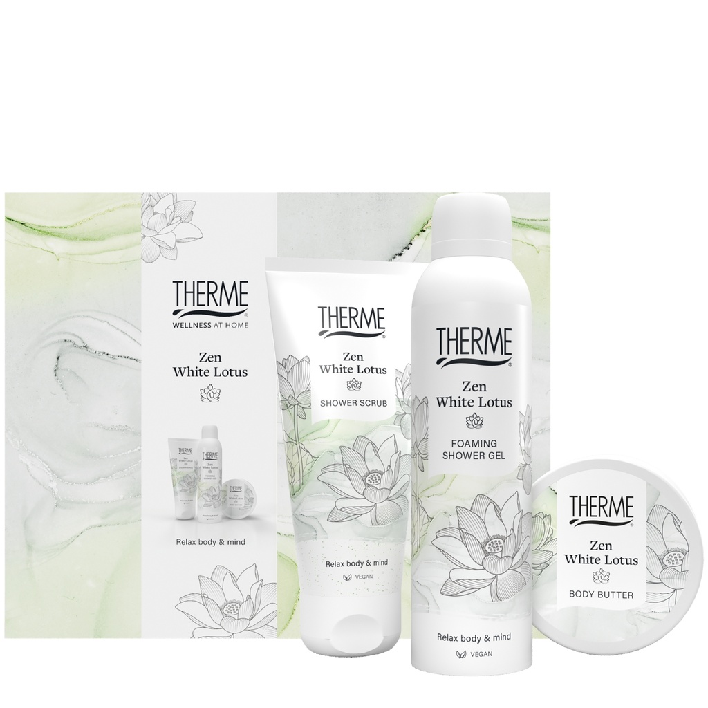 [68190] THERME ZEN WHITE LOTUS RELAXING BODY CARE SET